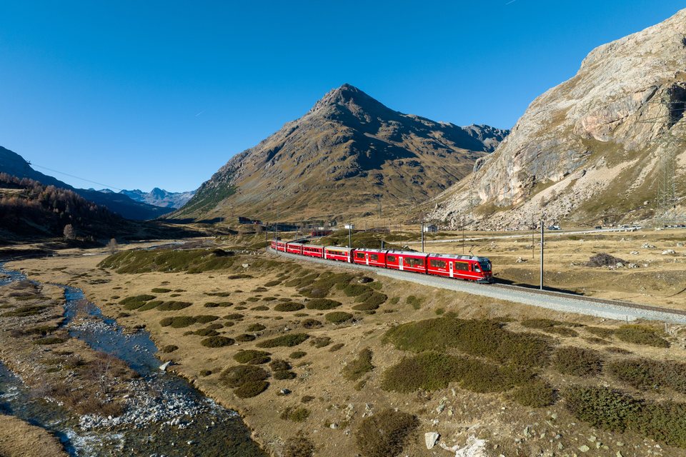 RhB ABe 8/12 3505 - Bernina Lagalb GR, CH