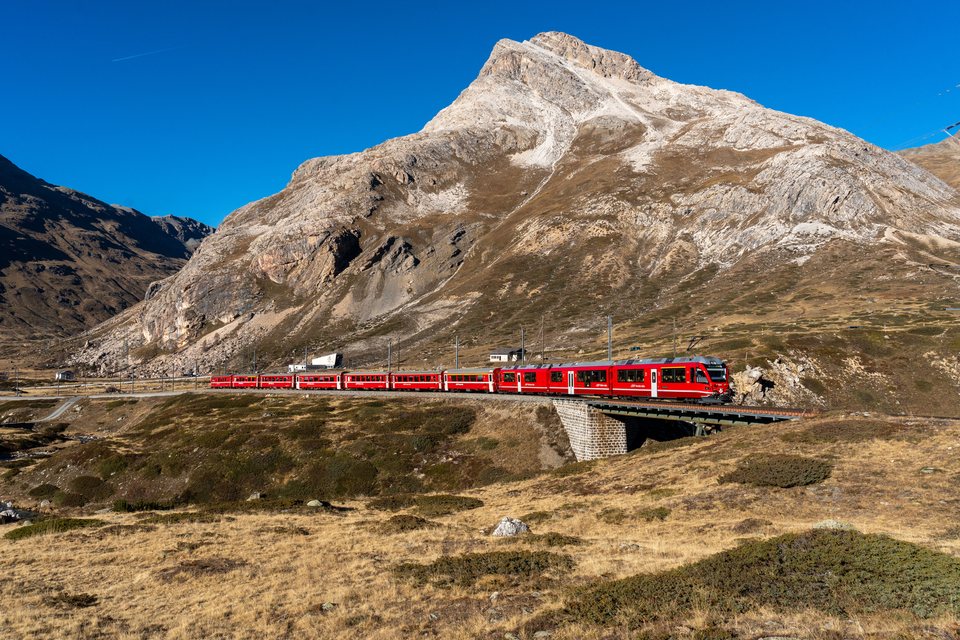 RhB ABe 8/12 3505 - Bernina Lagalb GR, CH