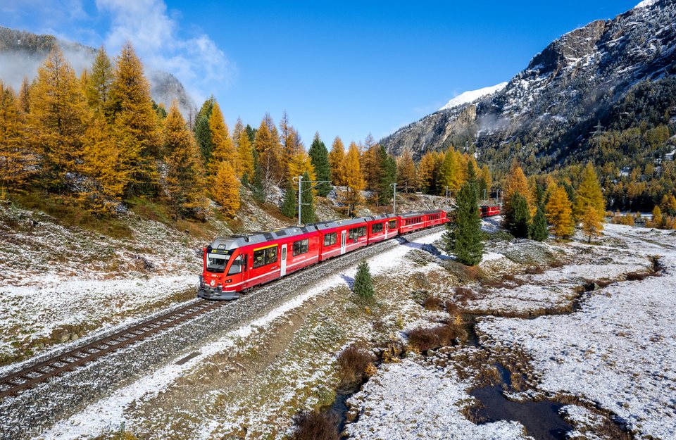 RhB Abe 8/12 3508 (Morteratsch, GR/CH)