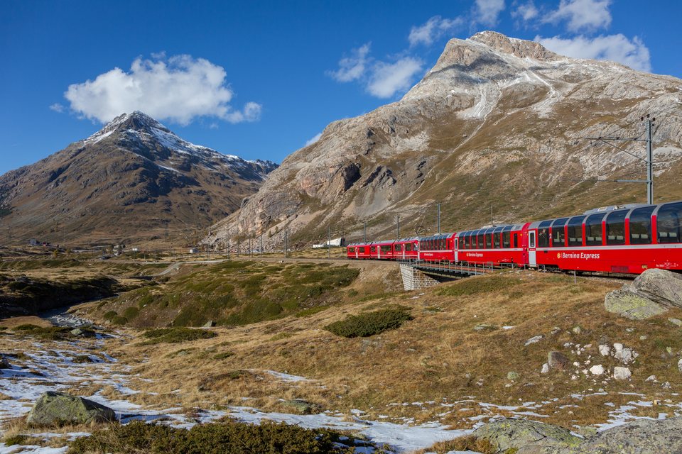 RhB ABe 8/12 3509 / Bernina Diavolezza GR