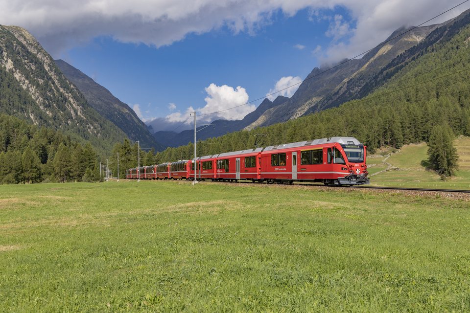 RhB: ABe 8/12 3511 / CH-Bever