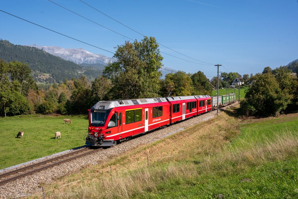 RhB ABe 8/12 3515 (Castrisch, GR/CH)
