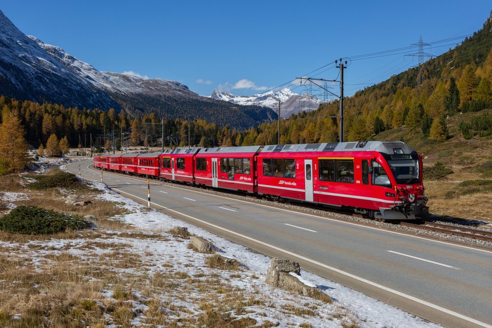 RhB Allegra ABe 8/12 3505 / Berninapass GR