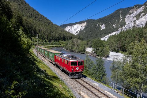 RhB Ge 4/4 I 605 (Versam-Safien, GR/CH)