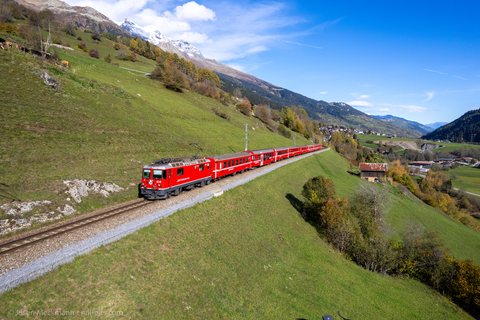 RhB Ge 4/4 II 614 (Sumvitg, GR/CH)
