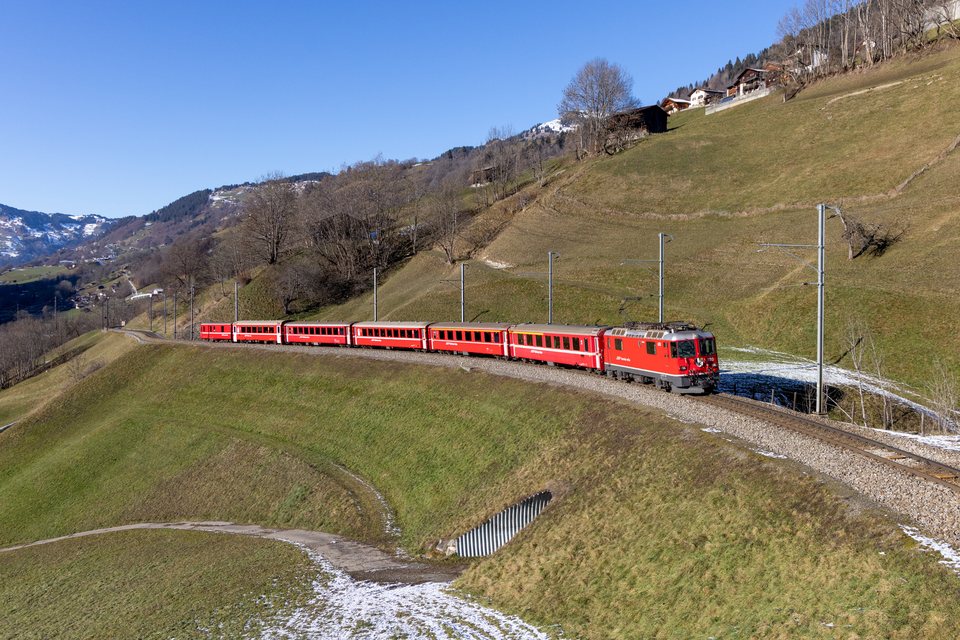 RhB Ge 4/4 II 620 (Saas im Prättigau, GR/CH)