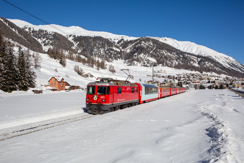 RhB Ge 4/4 II 621 / Samedan (GR/CH)