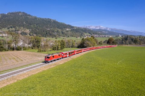 RhB Ge 4/4 II 624 (Castrisch, GR/CH)