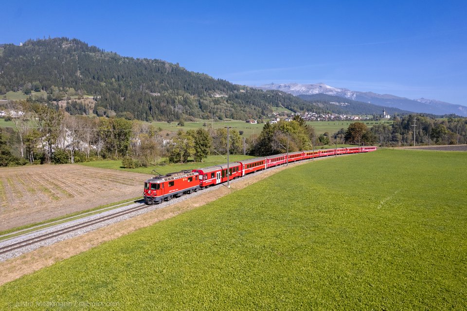 RhB Ge 4/4 II 624 (Castrisch, GR/CH)