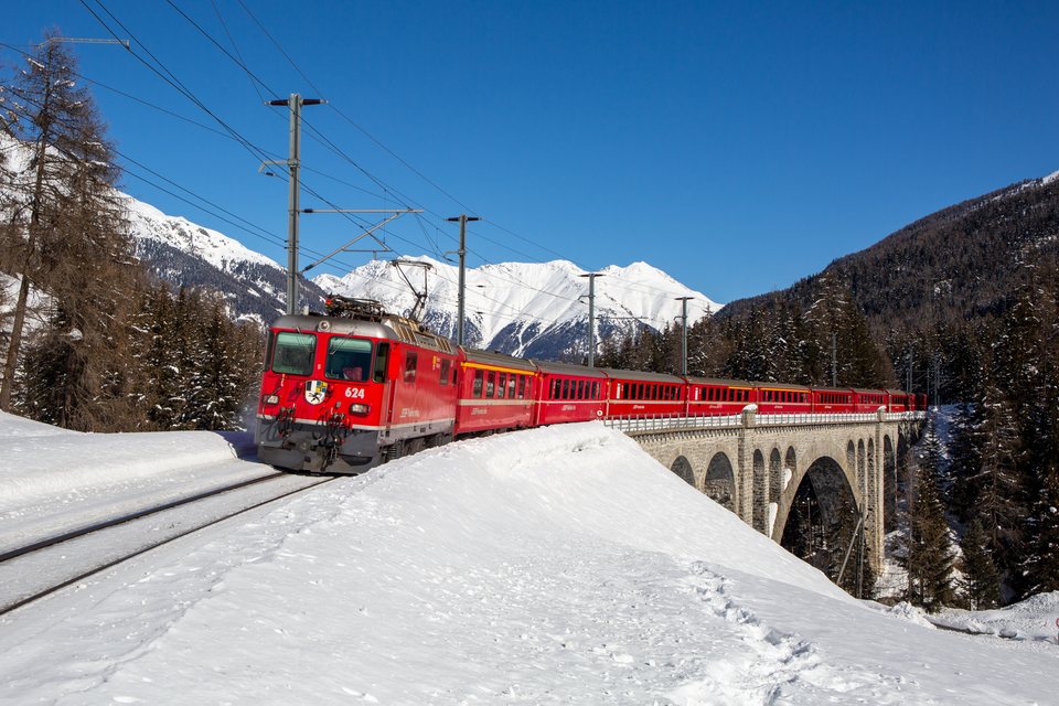 RhB Ge 4/4 II 624 / Cinous Chel (GR/CH)