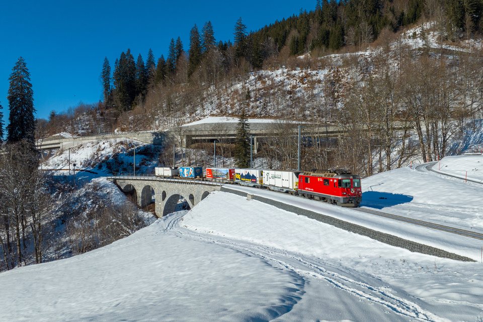 RhB Ge 4/4 II 624 - Pagrüeg GR/CH