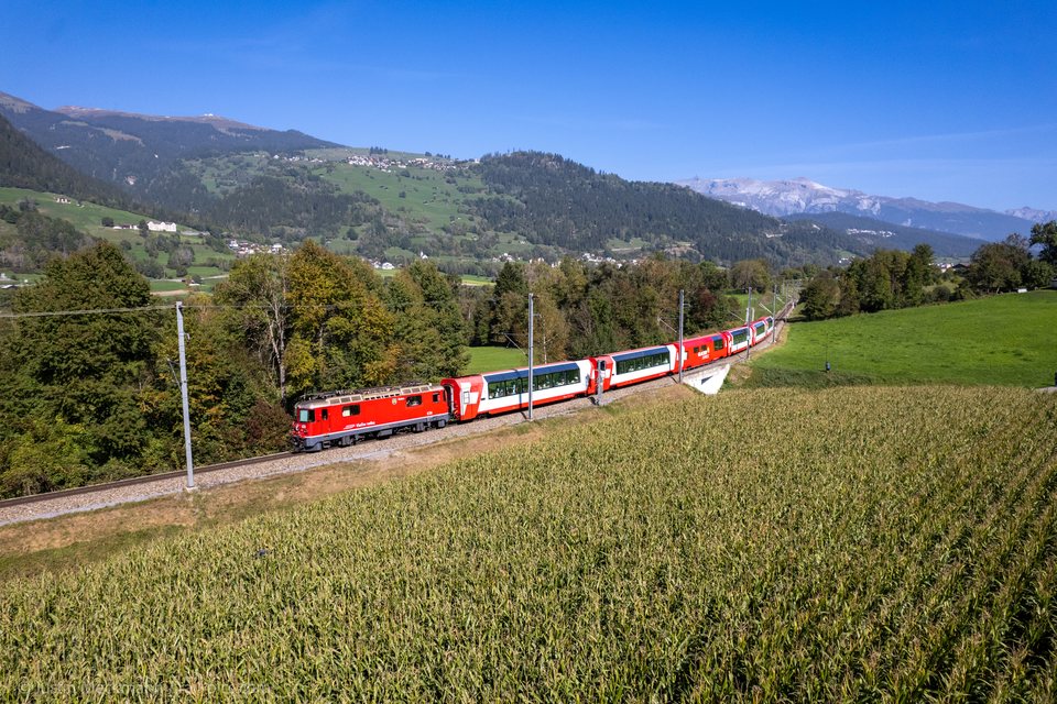 RhB Ge 4/4 II 626 (Castrisch, GR/CH)