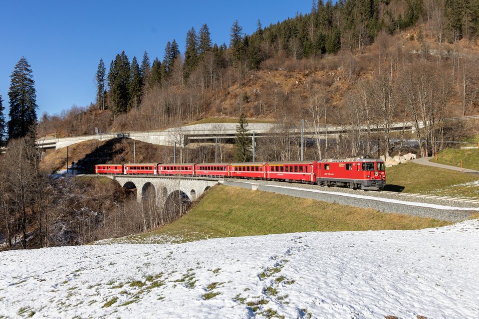 RhB Ge 4/4 II 627 (Pagrüeg, GR/CH)