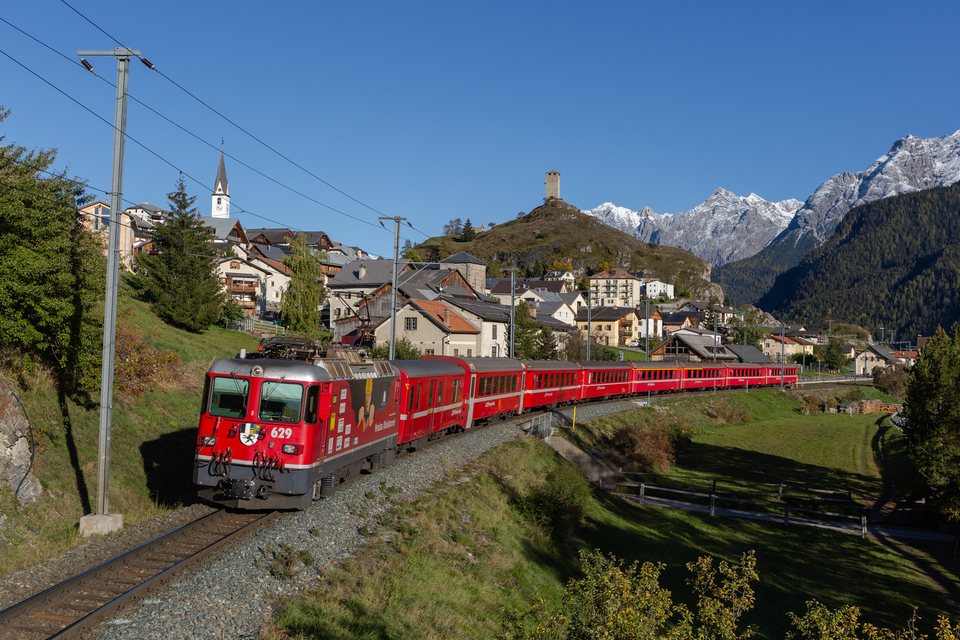 RhB Ge 4/4 II 629 / Ardez GR