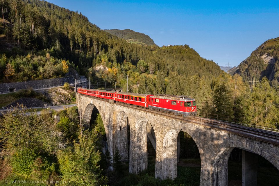 RhB Ge 4/4 II 631 (Alvaschein, GR/CH)