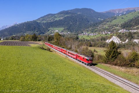 RhB Ge 4/4 II 631 (Castrisch, GR/CH)