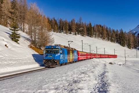 Ge 4/4 III 652 (RhB): Ge 4/4 652 / CH-Davos