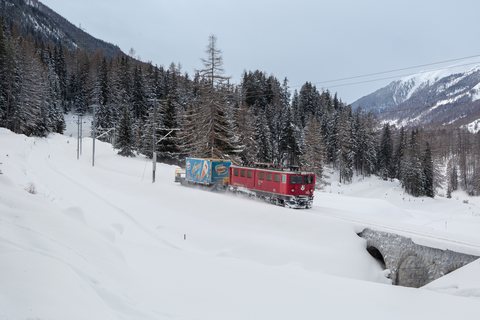 RhB Ge 6/6 II 702 / Zernez (GR/CH)