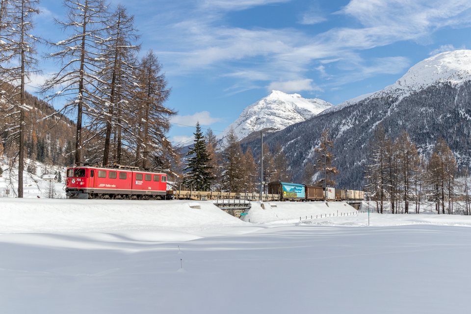 RhB Ge 6/6 II 706 / Bever (GR/CH)