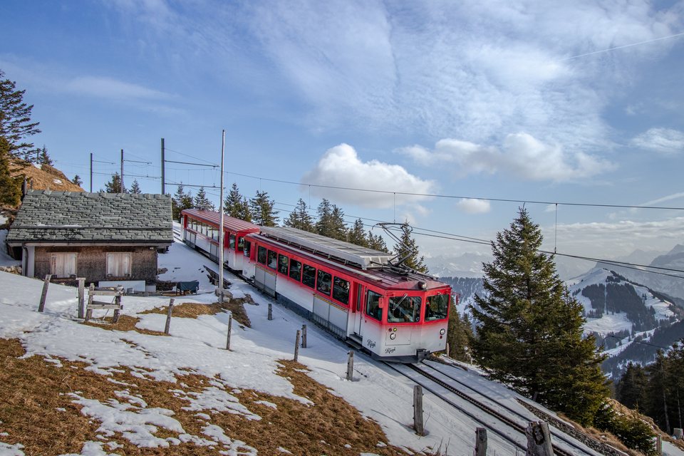 Rigibahn: RB BDHe 4/4 21 / Rigi Kulm (SZ/CH)