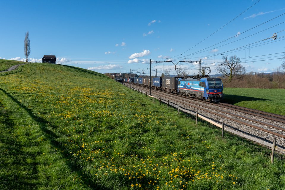 SBB Cargo 193 530 at Oberrüti, AG, CH