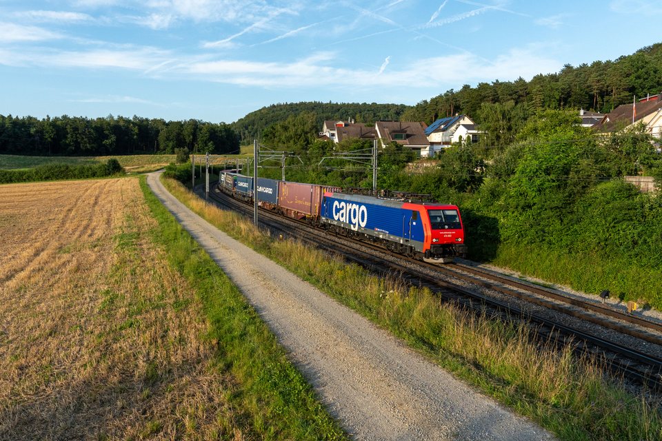 SBB Cargo 474 003 at Zeihen, AG, CH