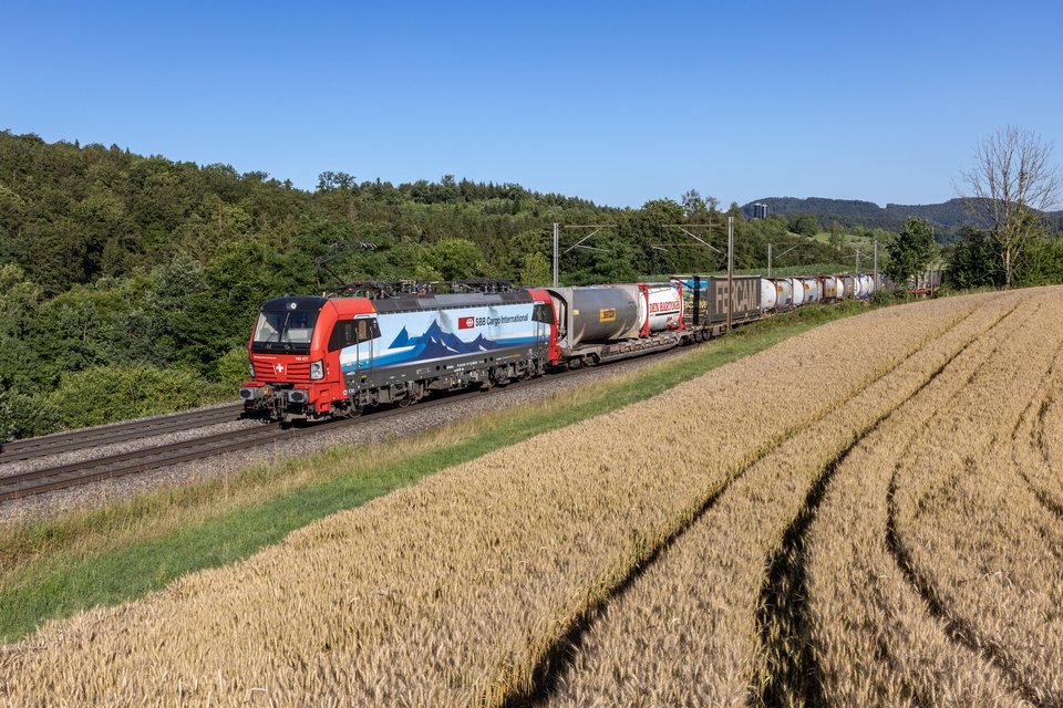 SBB Cargo International (SBB CINT): SBB Cint 193 477 (Hornussen, AG/CH)