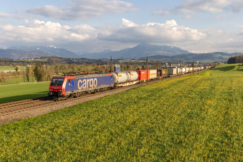 SBB Cargo International (SBB CINT): SBB CINT Re 474 013 (Sins, AG/CH)