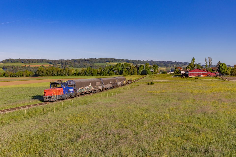 SBB Cargo (SBBC): Eem 923 010 / CH-Büron