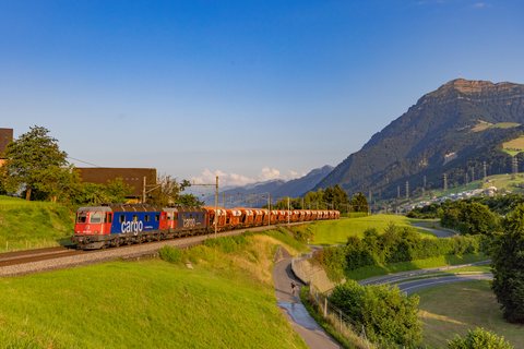 Re 620 (Re 6/6) 016 (SBB Cargo (SBBC)): Re 620 016 + 007 / CH-Immensee