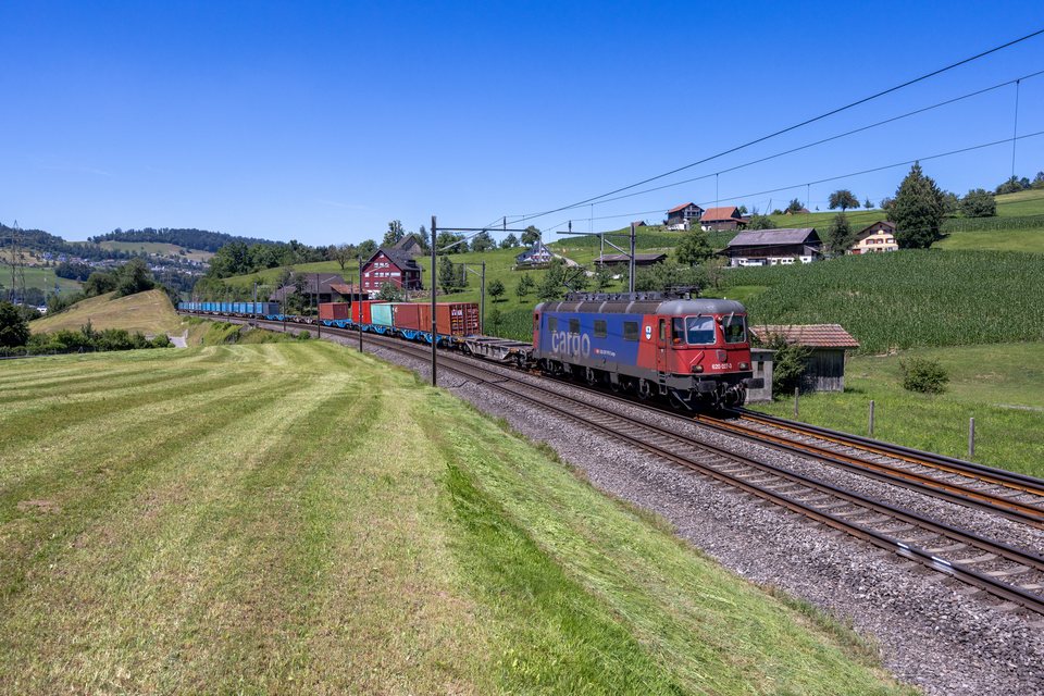 Re 620 (Re 6/6) 027 (SBB Cargo (SBBC)): SBB Cargo Re 620 027 (Immensee, SZ/CH)