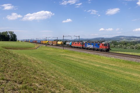 Re 620 (Re 6/6) 032 (SBB Cargo (SBBC)): SBB Cargo Re 620 032 (Sins, AG/CH)