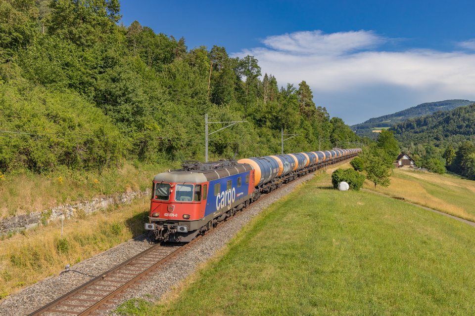 Re 620 (Re 6/6) 076 (SBB Cargo (SBBC)): Re 620 076 / CH-Sommerau