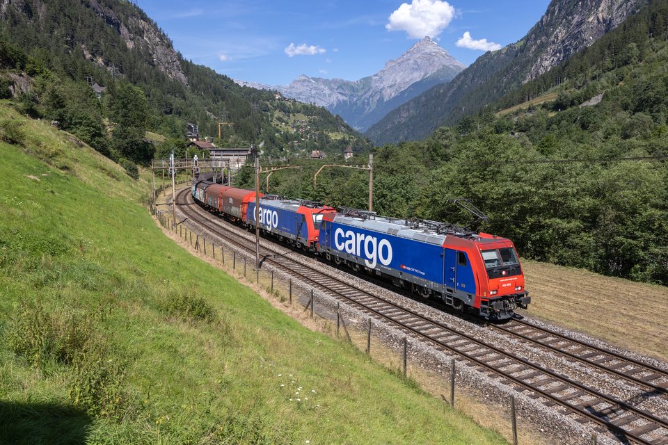 SBB Cargo (SBBC): SBB Cargo Re 484 065 (Gurtnellen, UR/CH)