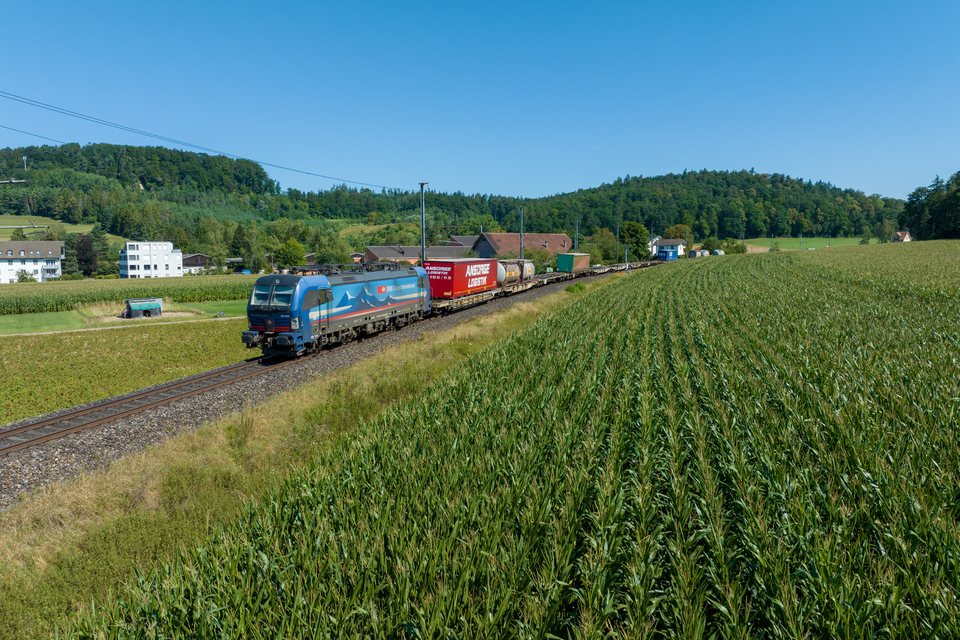 SBB CINT 193 523 at Rafz, ZH, CH