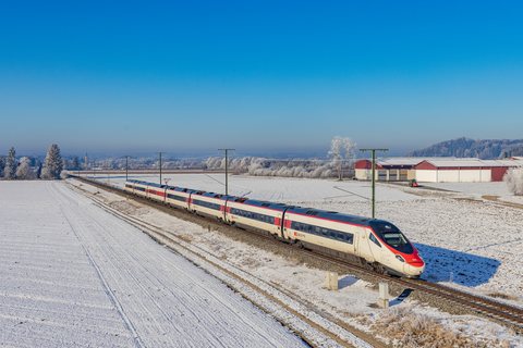 SBB (Personenverkehr): RABe 503 014 / DE-Sontheim (Schwäbisch Sibirien)