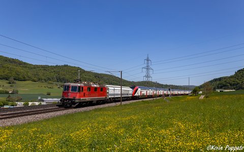 Re 420 (Re 4/4 II) 192 (SBB (Personenverkehr)): SBB Re 420 192 + RABe 502 217