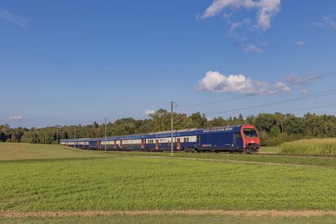 Re 450 027 (SBB (Personenverkehr)): Re 450 060 + 027 / CH-Siegershausen