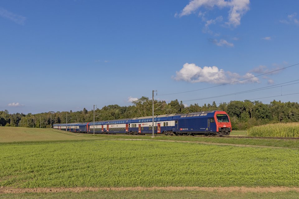 Re 450 027 (SBB (Personenverkehr)): Re 450 060 + 027 / CH-Siegershausen
