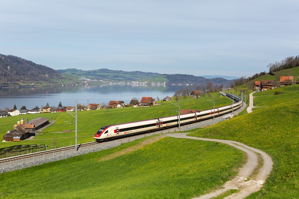 SBB (Personenverkehr): SBB RABDe 500 "ICN" / Arth (SZ/CH)