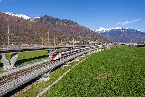 SBB (Personenverkehr): SBB RABe 501 (Giubiasco, TI/CH)