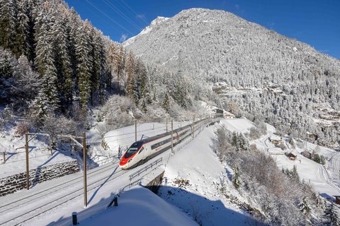 SBB (Personenverkehr): SBB RABe 503 112 - Wassen UR/CH