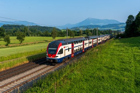 SBB (Personenverkehr): SBB RABe 511 066 at Sins, AG, CH