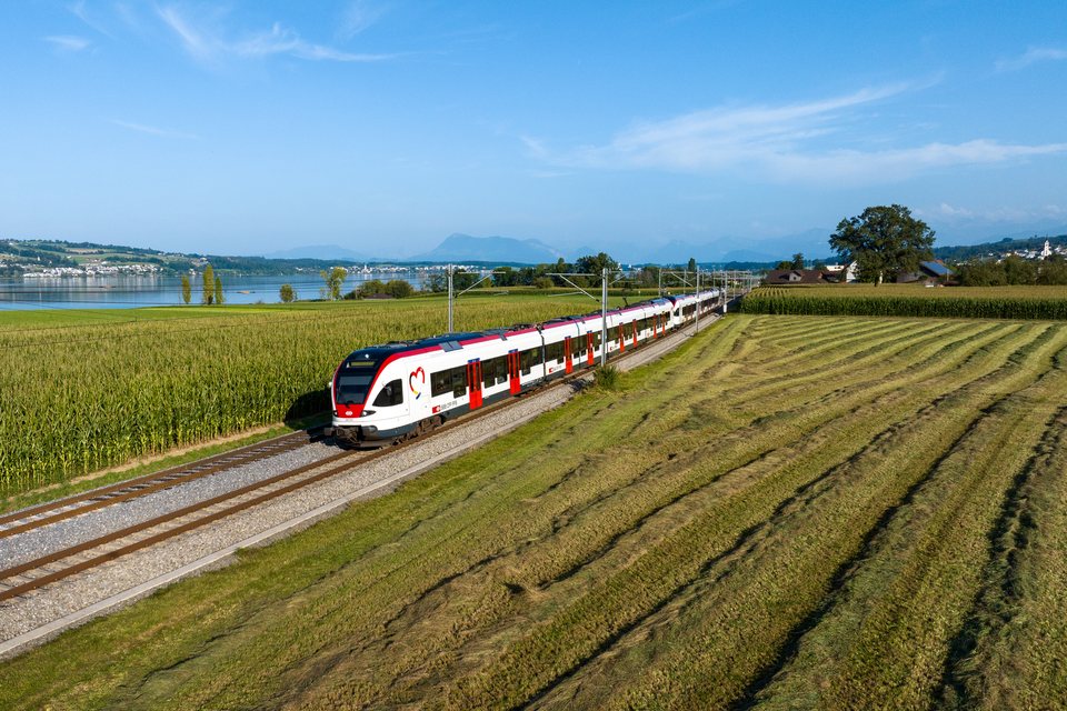 SBB (Personenverkehr): SBB RABe 521 014 - Oberkirch LU/CH