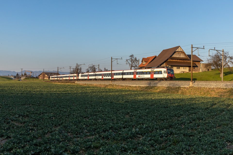 SBB (Personenverkehr): SBB RBDe 560 "Domino" (Buonas, ZG/CH)