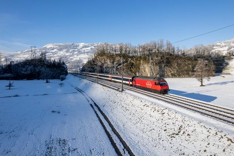 SBB (Personenverkehr): SBB Re 460 040 - Seewen SZC/H