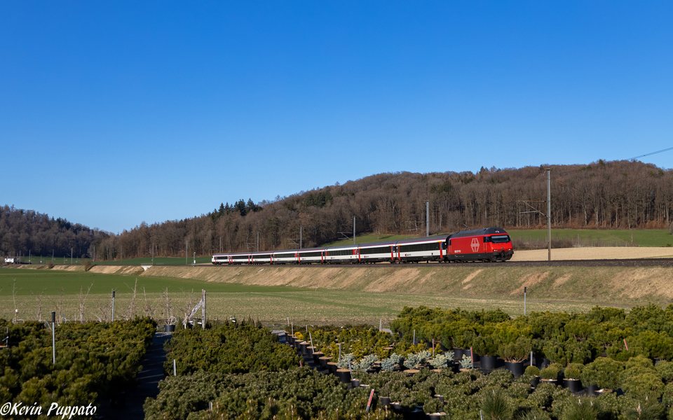 SBB (Personenverkehr): SBB Re 460 083 + IC 189 SIN-ZUE