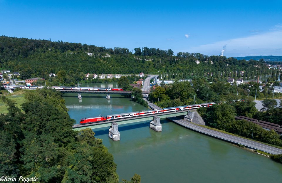 SBB (Personenverkehr): SBB Re 460 091 + Schul- und Erlebniszug + Re 460 + IC2000