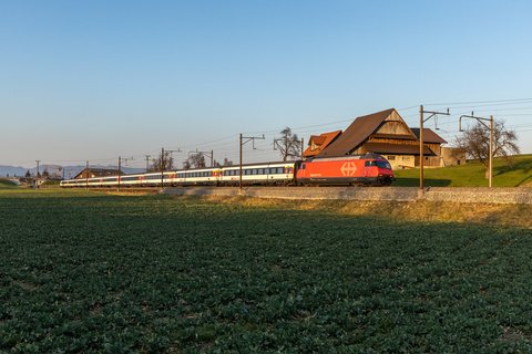 SBB (Personenverkehr): SBB Re 460 (Buonas, ZG/CH)
