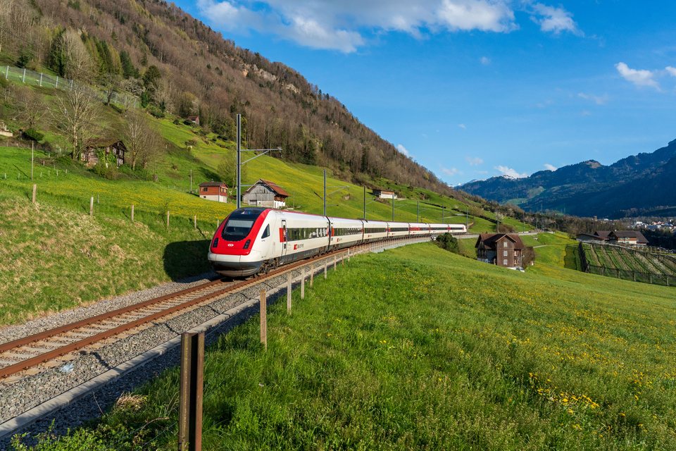 SBB RABDe 500 001 at Arth, SZ, CH